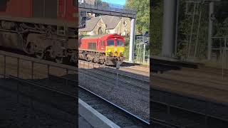 DB Class 66 with Network Rail rolling stock [upl. by Attayek]