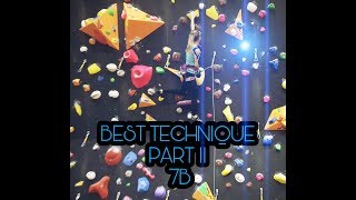 BEST CLIMBING TECHNIQUE PART II 7B [upl. by Aihsas287]