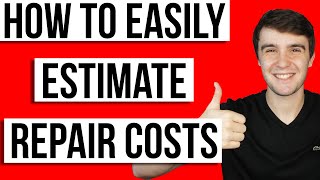 How to Easily Estimate Repair Costs  Wholesaling Real Estate [upl. by White]