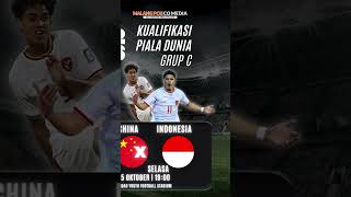 Match Kualifikasi Piala Dunia China vs Indonesia timnasindonesia timnasindonesia🇮🇩 [upl. by Schuman]