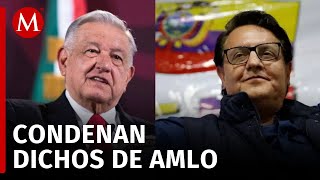 Verónica Sarauz viuda de Fernando Villavicencio habla sobre declaraciones de AMLO [upl. by Tann]