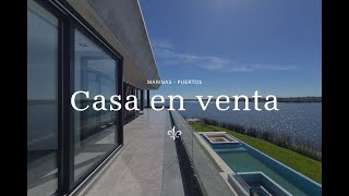 IMPRESIONANTE CASA EN VENTA DE 5 DORMITORIOS AL LAGO  MARINAS PUERTOS [upl. by Ejroj974]