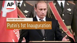 Putins 1st Inauguration  2000  Today In History  7 May 17 [upl. by Emiatej756]