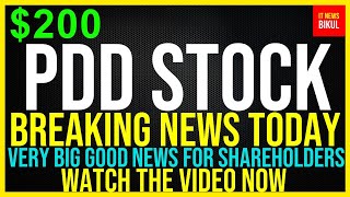 PDD Stock  PDD Holdings Inc Stock Breaking News Today  PDD Stock Price Prediction  PDD Stock [upl. by Thanos]