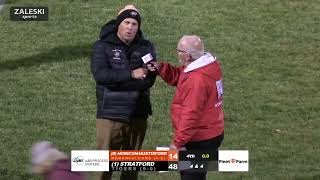 Amherst vs Oostburg amp Stratford vs Horicon  2024 WIAA Football Playoffs  Zaleski Sports [upl. by Lad]