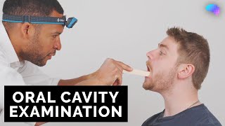 Oral Cavity Examination  OSCE Guide  UKMLA  CPSA [upl. by Chemosh]