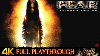 FEAR  4K60FPS  FULL GAME Gameplay Walkthrough [upl. by Plate300]