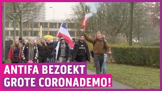 Massale opkomst bij coronademonstratie Wij zijn geen nazis [upl. by Jago890]