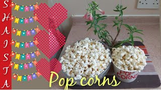 Homemade Popcorns on stove with out burning it [upl. by Airitak]