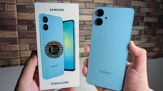 Samsung Galaxy A06 Unboxing amp First Impressions [upl. by Oileduab330]