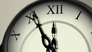 The Clock countdown 12 hours Timer  ticking clock with sound fx effects  v 70  100 sec 4k 2014 [upl. by Winona542]