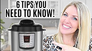 6 Must Know Instant Pot Tips For Beginners [upl. by Collier]