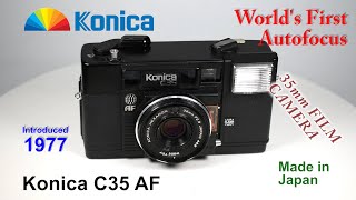 1977 Konica C35 AF  35mm Film Camera [upl. by Seif]