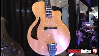 SNAMM 18  Galloup Guitars G9CE Demo [upl. by Sevik]