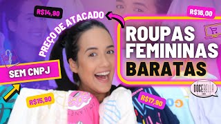 LOJA ONLINE DE ROUPAS FEMININAS BARATAS  ATACADO [upl. by Odla23]