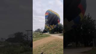 Hot air balloon crashes near N3 VIDEO SUPPLIED [upl. by Brendin120]