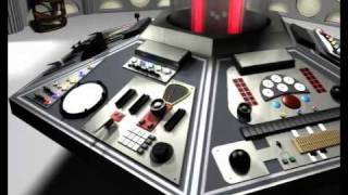 Doctor Who TARDIS Console Room 1982 walkthrough CGI animation [upl. by Campball950]