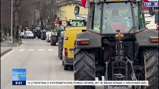 Protest rolników [upl. by Odraner]