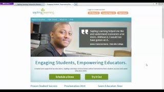 Sapling Learning Instructor Overview [upl. by Goulder]