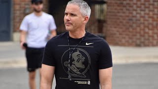 Mike Norvell after Spring Practice No 6 Installheavy day reviews recent scrimmage and more [upl. by Ereveneug889]