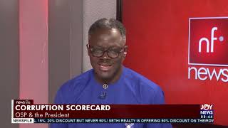 Corruption Scoreboard OSP and President  Newsfile on JoyNews 181221 [upl. by Sinnelg]