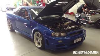 Nissan Skyline Gtr R34 En İyi Turbo Sesi [upl. by Atnes]