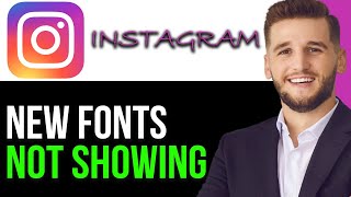 HOW TO FIX INSTAGRAMS NEW FONTS NOT SHOWING OR WORKING 2024FULL GUIDE [upl. by Rednaskela]