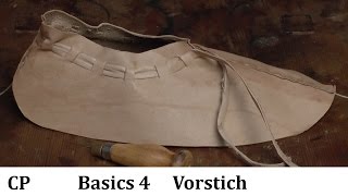 Basic4 Der Vorstich CP mittelalter Schuhe selber machen mit Christian Pohen und CPAbenteuer [upl. by Joelle]