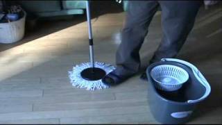 Spin amp Go Mop How to Use Dyna Mop  the Orignal 360 Spin Mop [upl. by Attaynik]