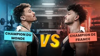 1v1 CHAMPION DU MONDE VS CHAMPION DE FRANCE A FITNESS PARK [upl. by Sidras]