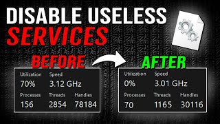 Disable UNWANTED PROCESSES on WINDOWS for BETTER GAMING 📈 [upl. by Adnohsek772]