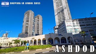 ASHDOD DRIVING IN ISRAEL 2023 CITY TRIP [upl. by Asillim775]