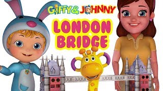 London Bridge Is Falling Down  Nursery Rhymes  Infobells [upl. by Llereg]