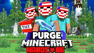 100 Players Simulate a FANTASY PURGE in Minecraft [upl. by Moshe966]