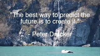 Peter Drucker Waterfall Wisdom [upl. by Lockhart]