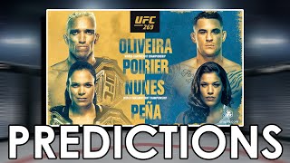 UFC 269 Predictions  ETK Predictions [upl. by Nehtanhoj]