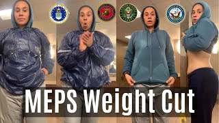 Cutting Weight For Air Force MEPS Boxers Water Weight Cut Method  Military Weight Requirements [upl. by Anayia]