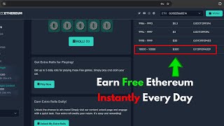 Earn FREE 01 ETH Every Day Earn Free Ethereum Instantly [upl. by Sothena]