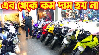 এত কম দামে কিভাবে R15M Monster R15 V4 Black MT15 BS7 R15M BS7 FZS V4 BS7  Mumtahina Motors [upl. by Yentruok513]