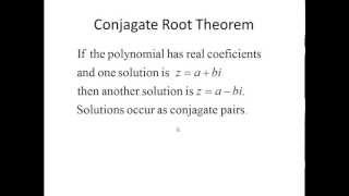 Factorising polynomials with complex coefficients [upl. by Ward]