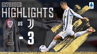 Cagliari 13 Juventus  Ronaldo Scores Perfect HatTrick  EXTENDED Highlights [upl. by Eindys]