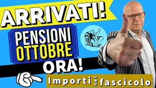 PENSIONI OTTOBRE ARRIVATI❗️ANTEPRIMA importi nel dettaglio pensionistico Verifica ora ✅ [upl. by Veno]