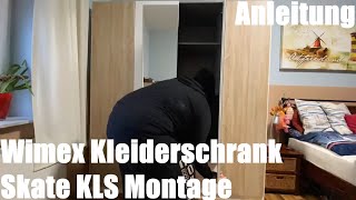 Wimex Kleiderschrank Drehtürenschrank Skate KLS Montage Anleitung [upl. by Eenert]