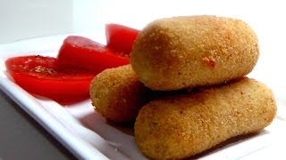 CROQUETAS CREMOSAS DE QUESO [upl. by Eilrac]