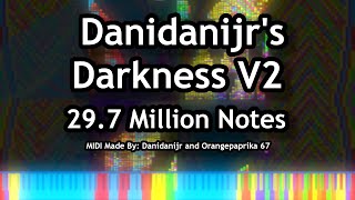 Black MIDI Danidanijrs Darkness V2  297 Million Notes  4k60fps [upl. by Cristabel]