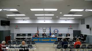 Pleasant Valley Town Board 08192024 [upl. by Nivert]