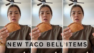 TRYING NEW TACO BELL ITEMS [upl. by Sibilla]