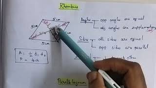 QuadrilateralsMaths Telugu [upl. by Limoli556]