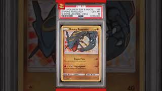 PSA 10 Shining Rayquaza 5673 Holo Rare Shining Legends Pokemon Card [upl. by Bostow305]