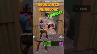 Loadout Zero build vs Reload Fortnite fortniteclips fortnitetips fortniteshorts [upl. by Ybreh]